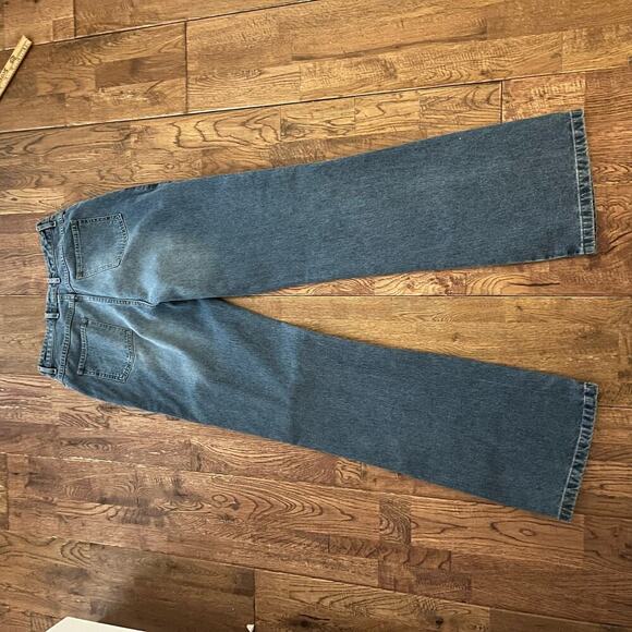 NWT Vintage St. John Sport by Marie Gray Straight Leg Jeans Faded Denim-Size 8 - Picture 3 of 16
